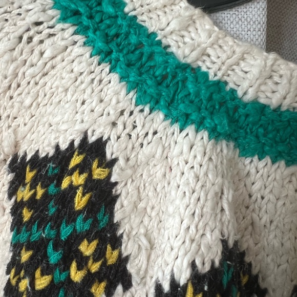 Vintage, diamond patterned sweater - Picture 7 of 8